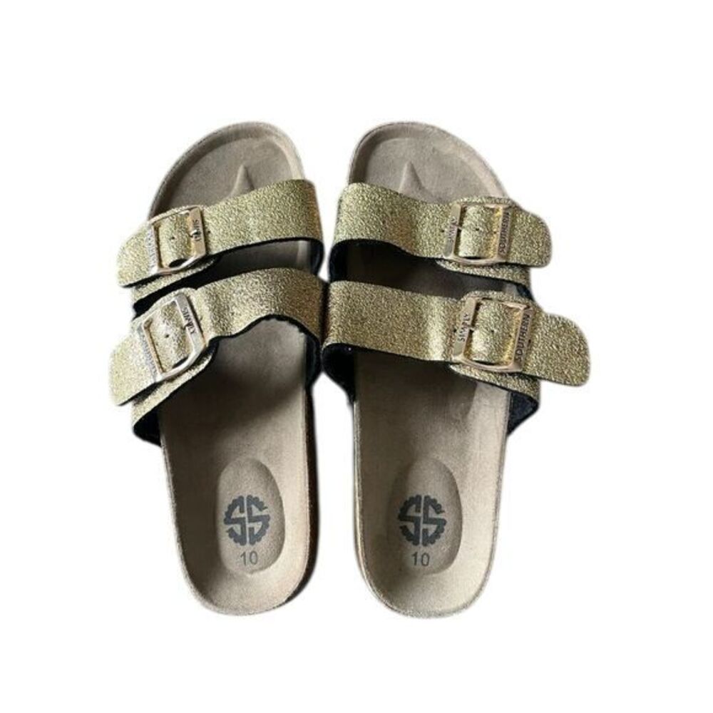 Gold Simply Southern Sandals